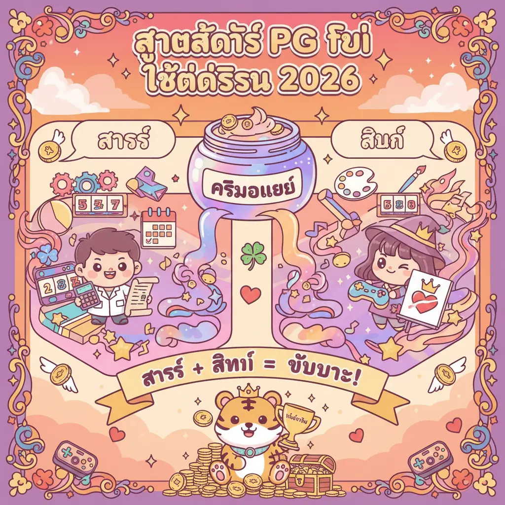 สูตรสล็อต pg ฟรี ใช้ได้ จริง 2026 - ครีมโอเลย์
