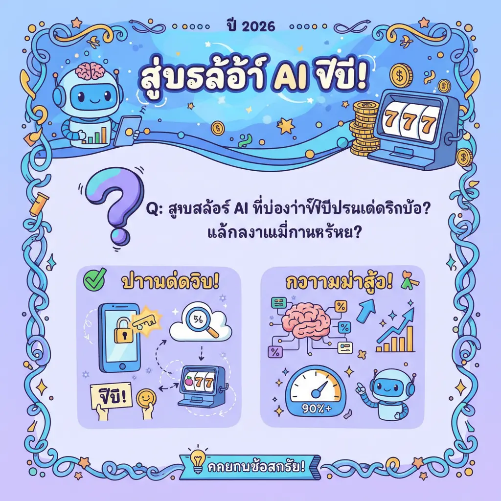 สูตรสล็อต ai ฟรี - โปรแกรมสแกนสล็อต