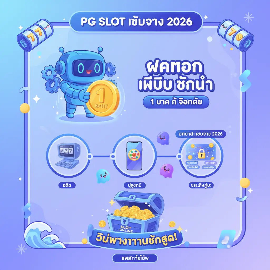 เว็บตรง สล็อต ฝากถอน ไม่มี ขั้นต่ำ 1 บาท ก็ ถอนได้ - PG SLOT
