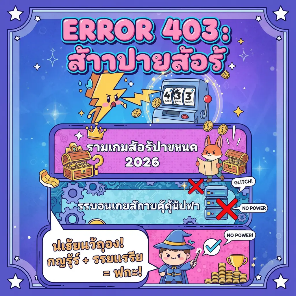 อัตราจ่ายสลอต - Error 403