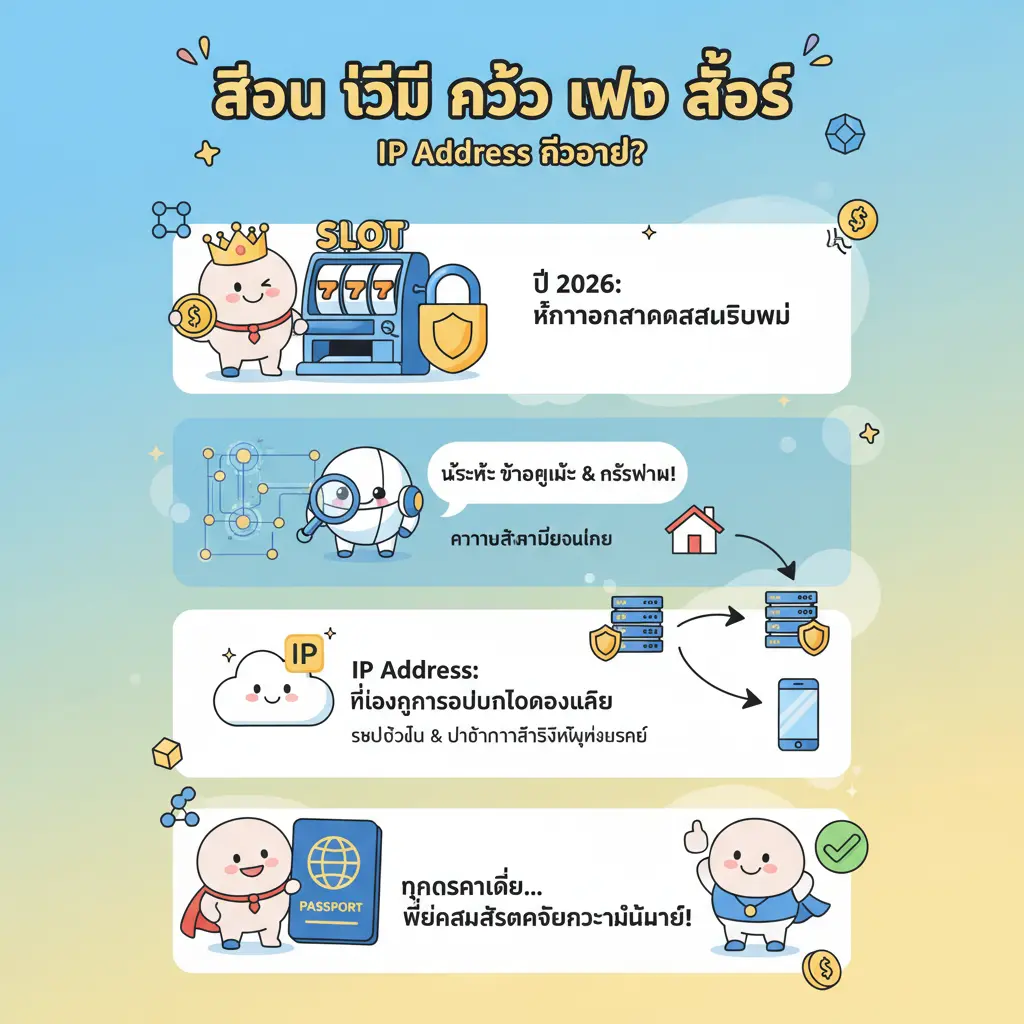 สอน วิธี เข้า เว็บ สล็อต - IP Address